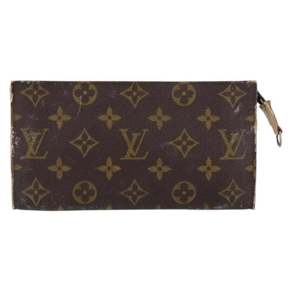 Louis Vuitton Monogram Bucket GM Accessory Pouch Brown